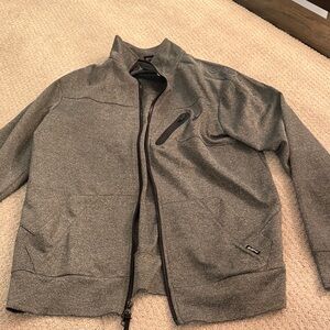 Spyder Men's Charcoal Zip-Up Sweater